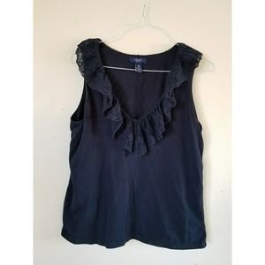 Chaps Navy Blue tank top